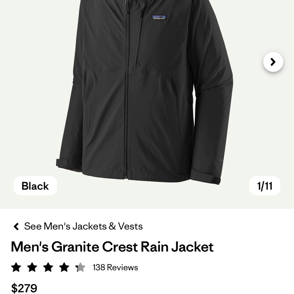 Patagonia Men’s Granite Crest Jacket - Picture 7 of 7